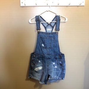 Overall Shorts